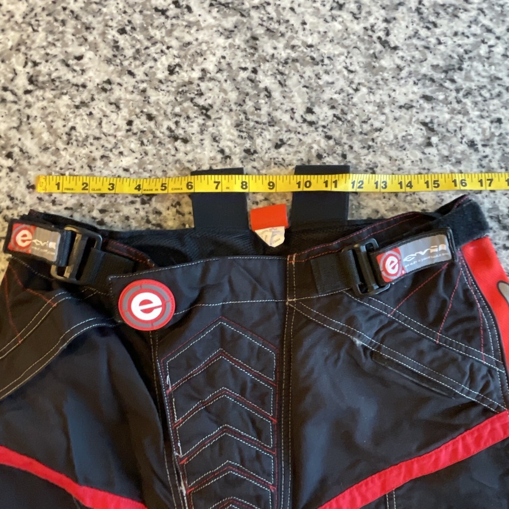 Evil Padded Paintball Pants Red Black Size S #587 - Picture 7 of 14